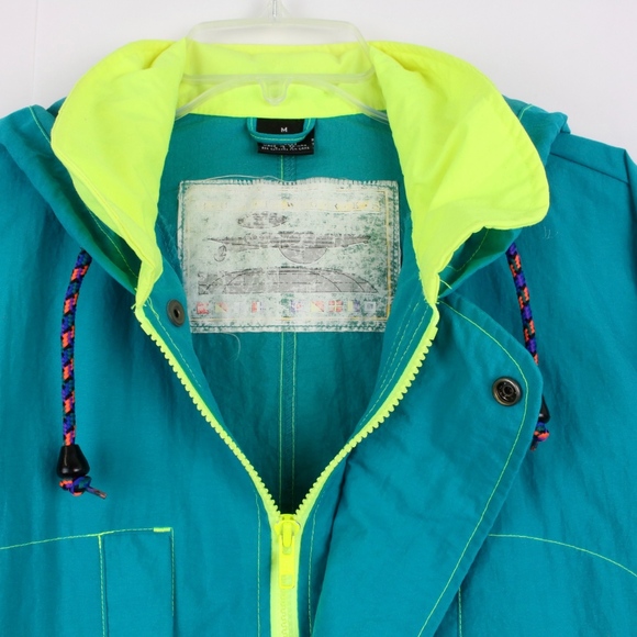 Vtg Boat Works Windbreaker Jacket Medium - Picture 3 of 8